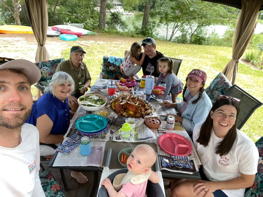 Family Crab Boil in Mathews